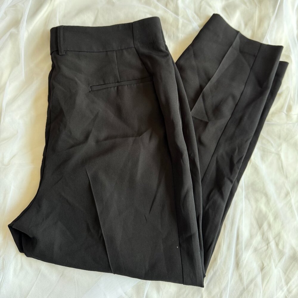 Express High Rise Ankle Slacks – Black, Size 12